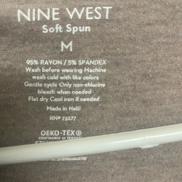 Beige basic tee. 9west - Picture 3 of 4